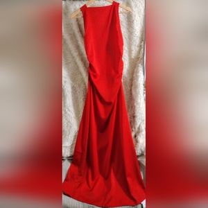 "NWT* Commense Satin Cross Strap Maxi Dress